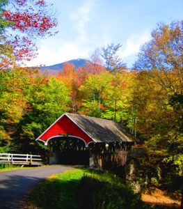 Kancamagus Scenic Byway A View of Flume Covered Bridge NARA